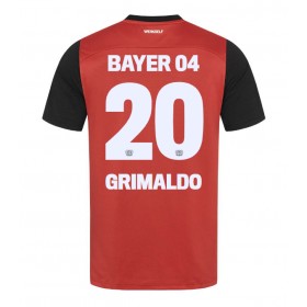 Pánské fotbalový oblečení Bayer Leverkusen Alejandro Grimaldo #20 Domácí košile 2024-25 Krátkým Rukávem